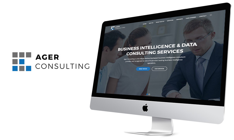 ager consulting website portfolio