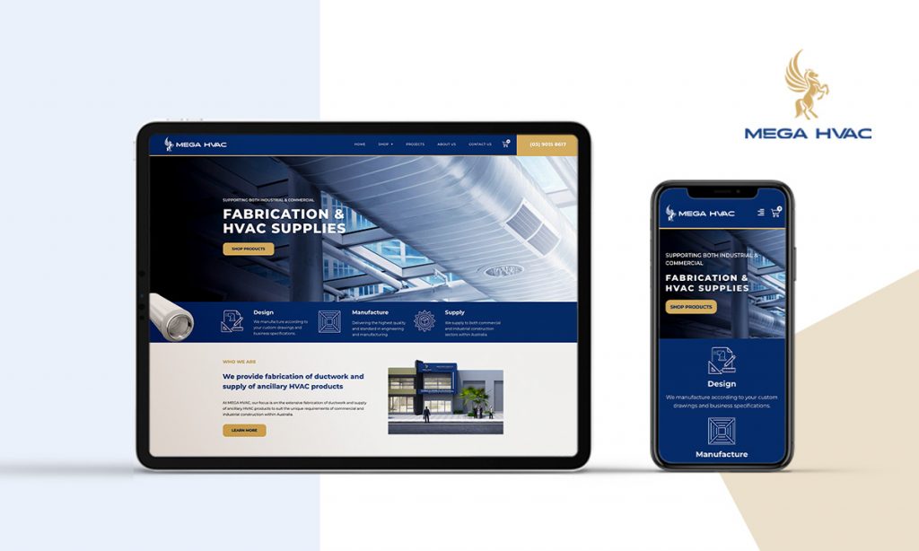 megahvac web design