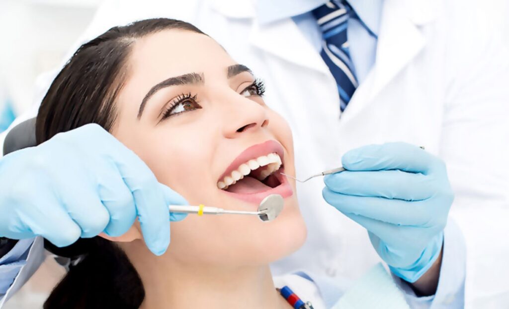 patient in dental chair